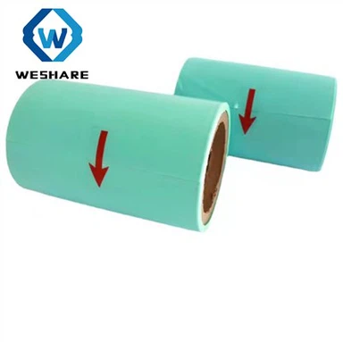 Laat voeringpapier voor stickers los