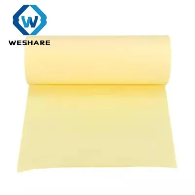 Geel siliconenolie-afgiftepapier